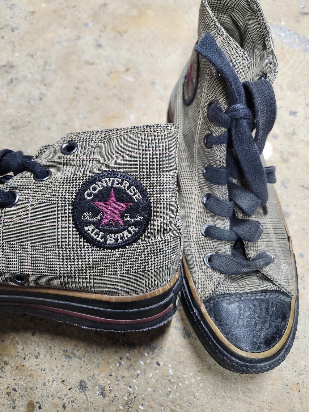 Converse Chuck Taylor All Star Plaid High-Top Sneakers